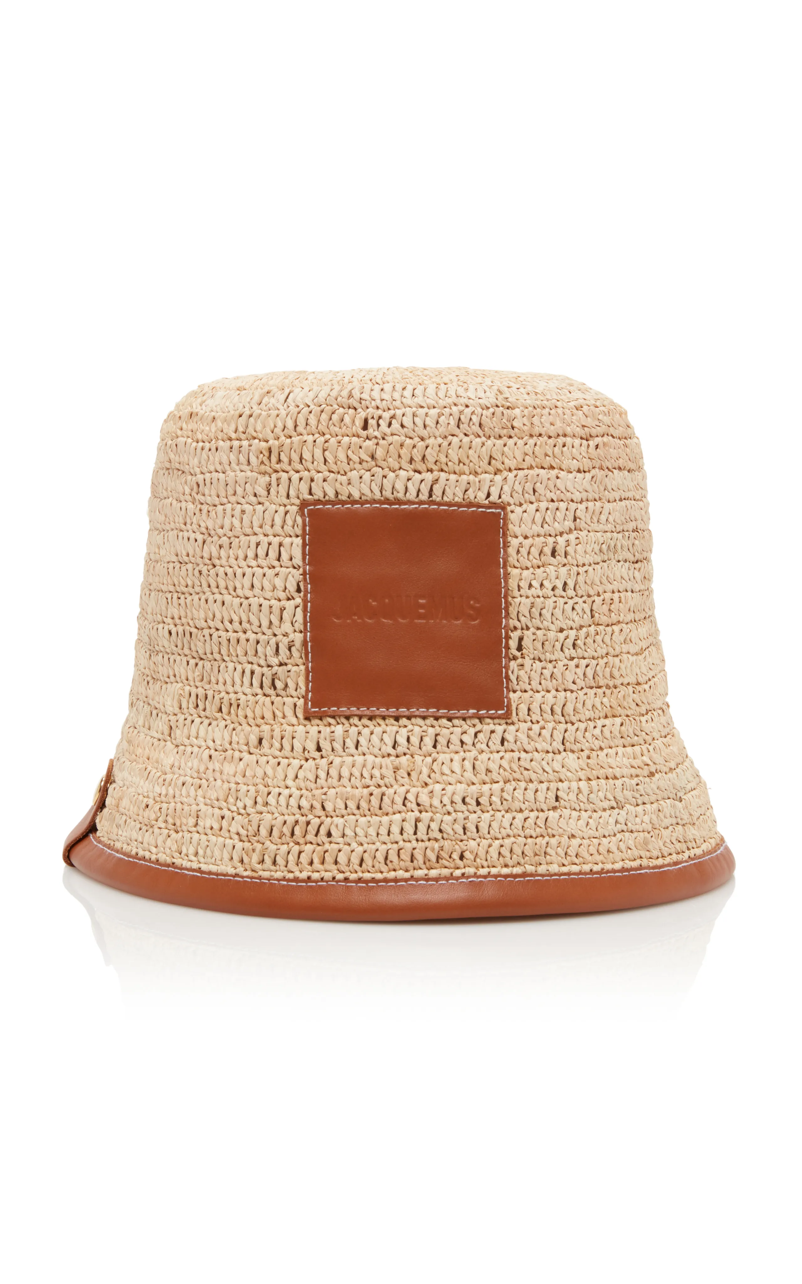 Jacquemus Le Bob Soli Raffia Bucket Hat