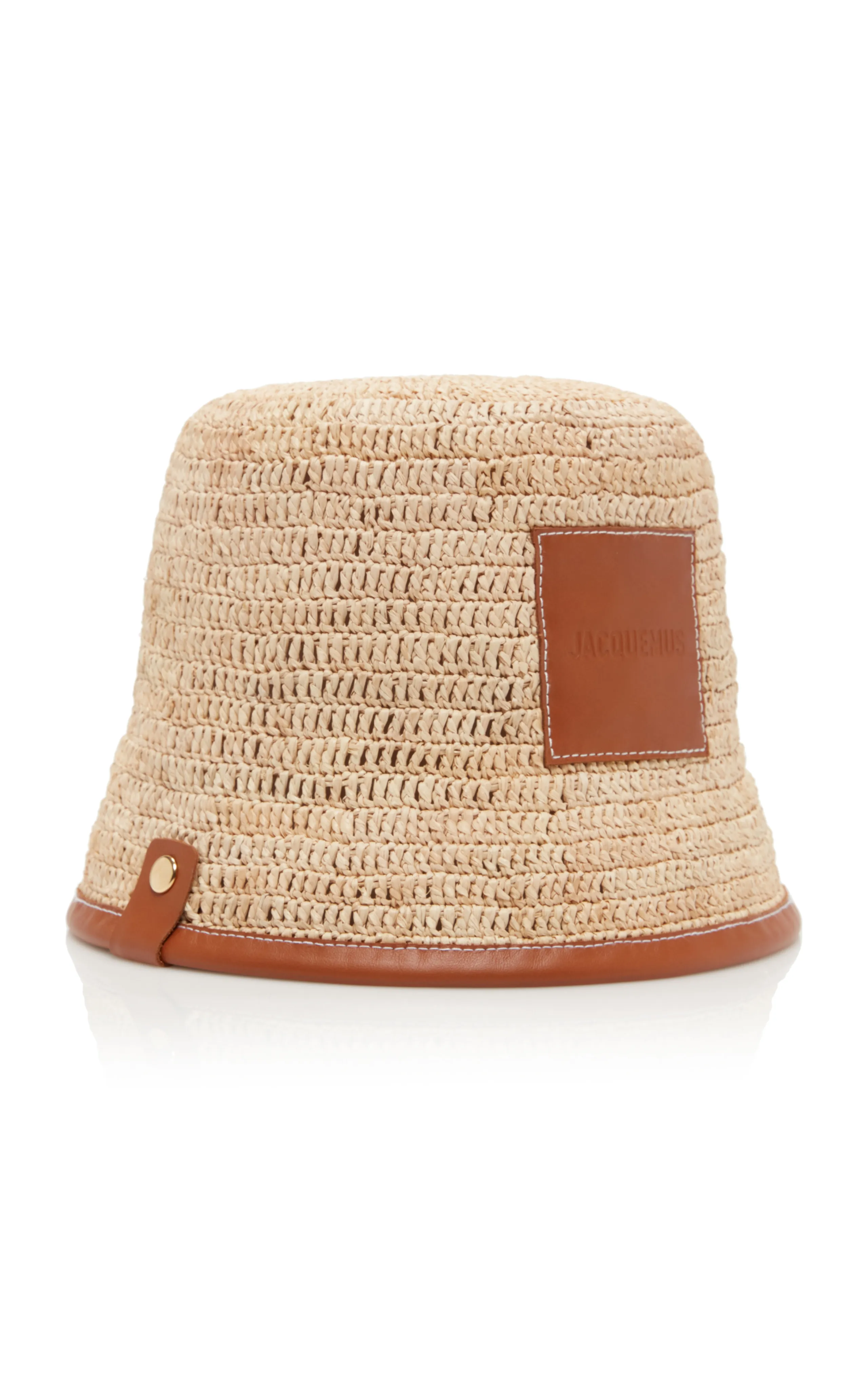 Jacquemus Le Bob Soli Raffia Bucket Hat