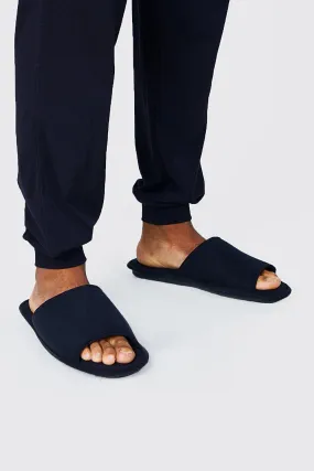 Jersey Open Toe Slipper