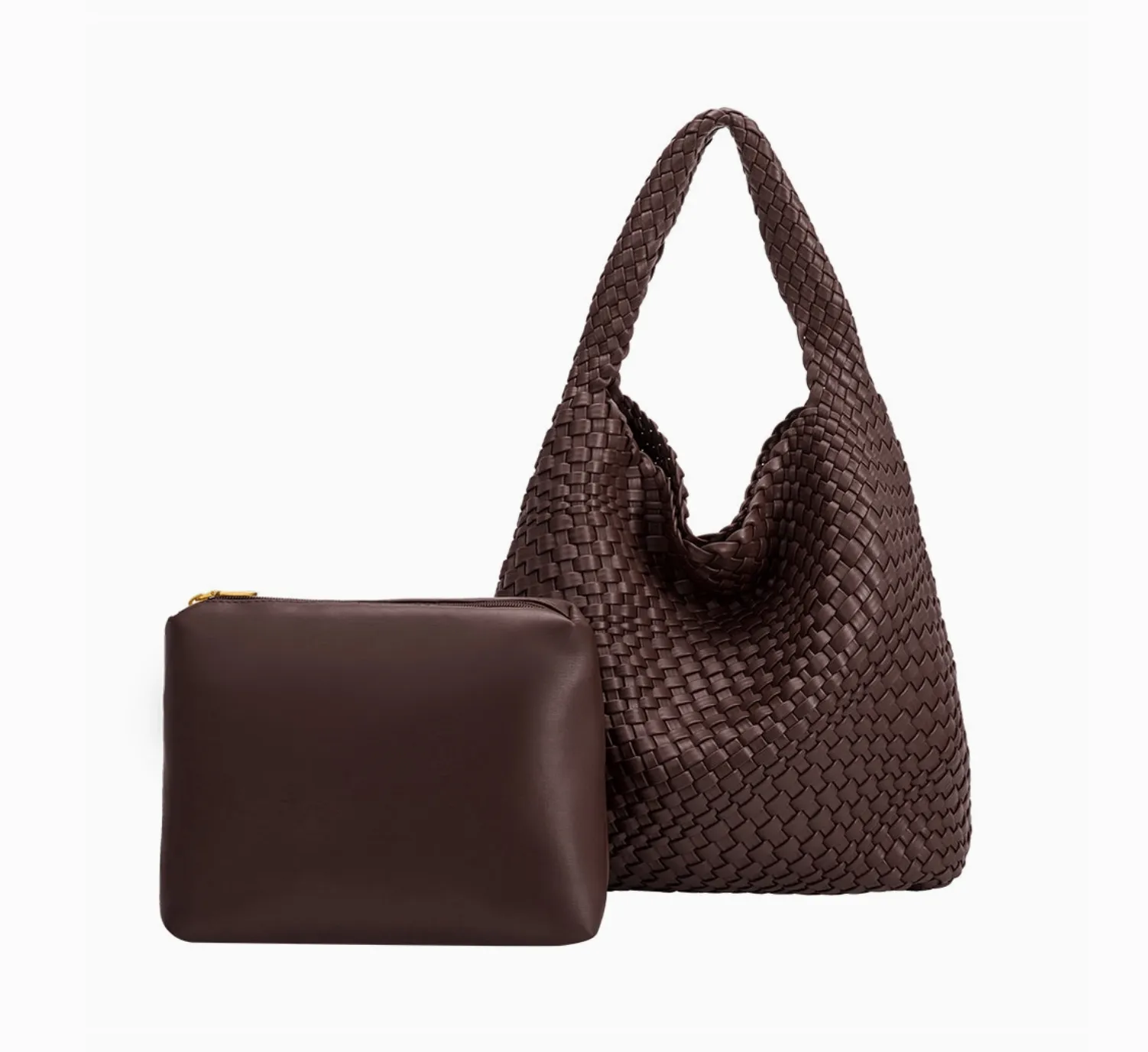 Johanna Vegan Shoulder Bag  Espresso