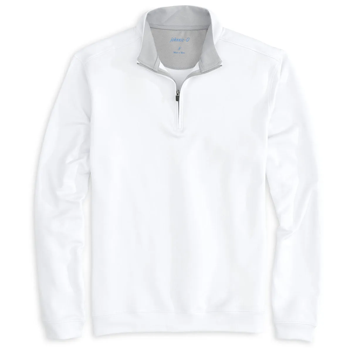 Johnnie-O Women's White Diaz Performance 1/4 Zip Pullover