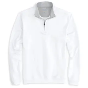 Johnnie-O Women's White Diaz Performance 1/4 Zip Pullover