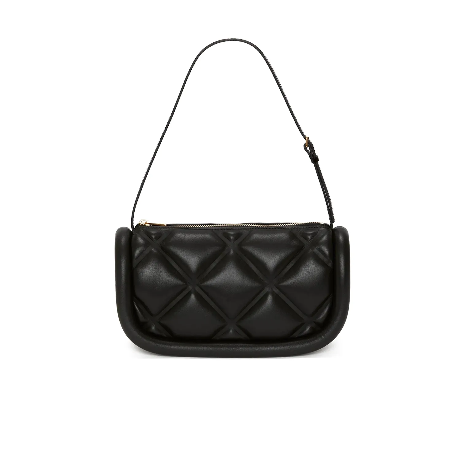 JW Anderson THE BUMPER-15 QUILTED SHOULDER BAG, Black 