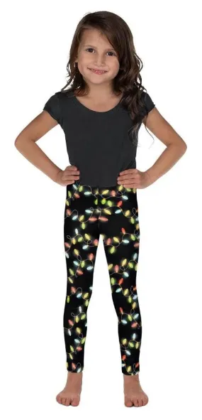 Kid's Christmas Lights Leggings