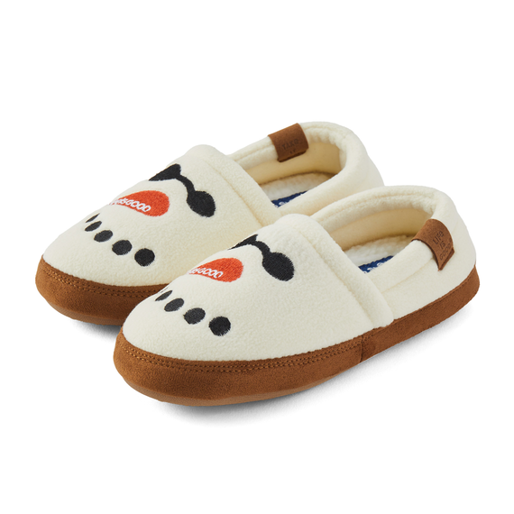 Kids Snowman Fleece A-Line Slipper