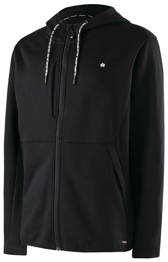 King Gee K05012 Quantum Hoodie - Men - Newmount - Black - 2XS