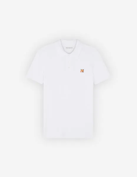 Kitsune  M White Foxhead Regular Polo