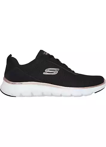 Ladies Black Flex Appeal 5.0 Trainers by Skechers | Look Again