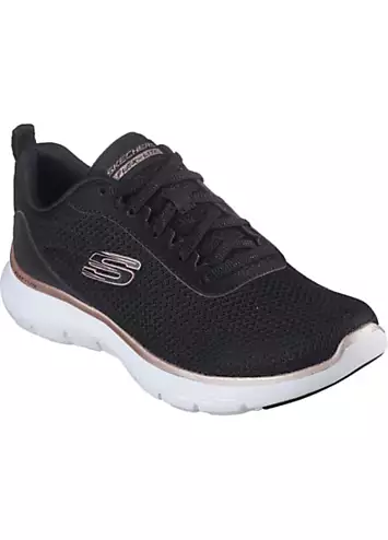 Ladies Black Flex Appeal 5.0 Trainers by Skechers | Look Again