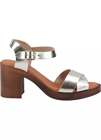 Ladies Gold Georgia Sandals by Hush Puppies | Look Again