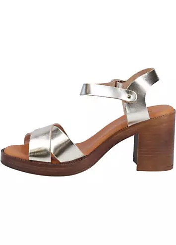 Ladies Gold Georgia Sandals by Hush Puppies | Look Again