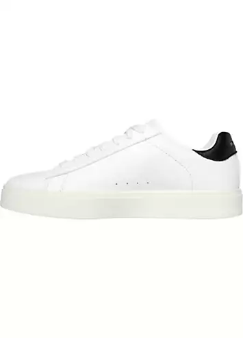 Ladies White Eden LX Beaming Glory Trainers by Skechers | Look Again