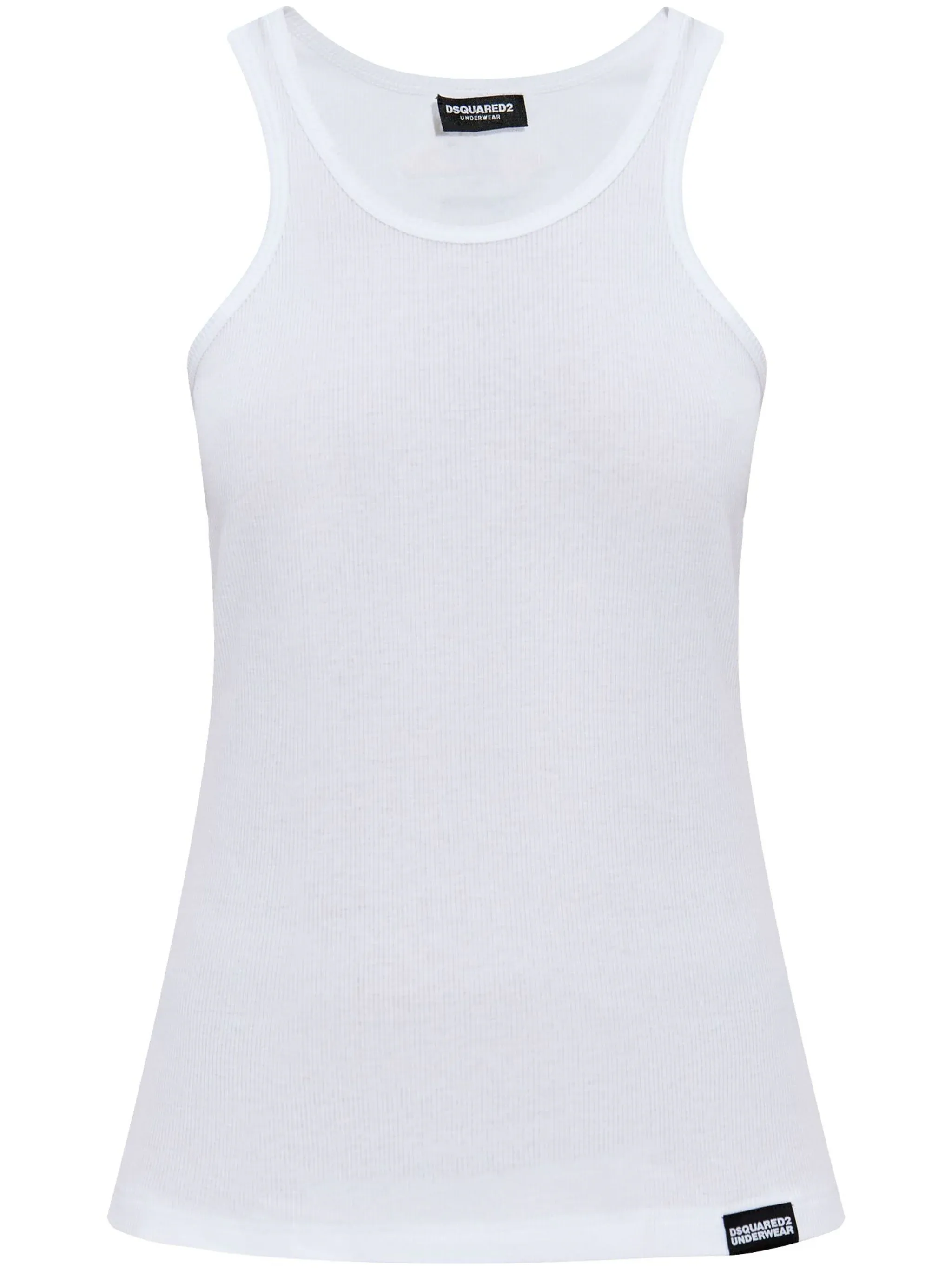 logo-patch tank top