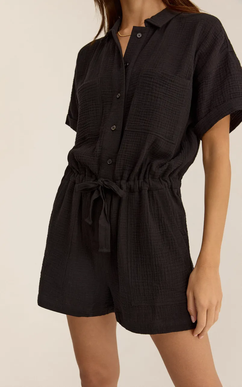 LOOKOUT GAUZE ROMPER