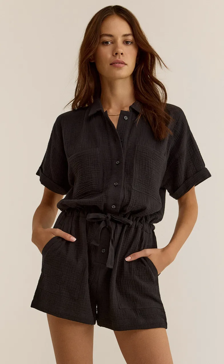 LOOKOUT GAUZE ROMPER