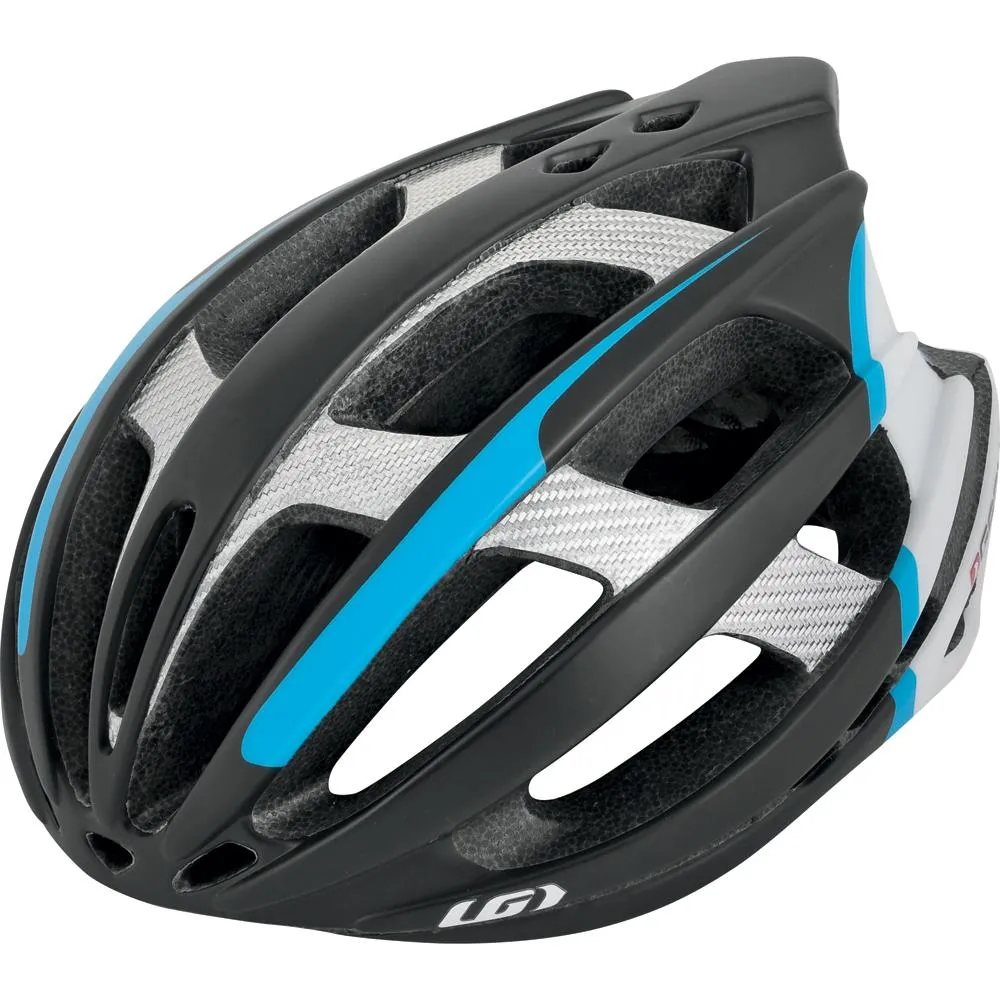 Louis Garneau Quartz II Road Helmet - Black-Blue