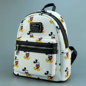 Loungefly x Disney Classic Mickey Print Mini Backpack