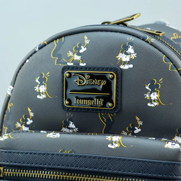 Loungefly x Disney Spooked Mickey All Over Print Mini Backpack