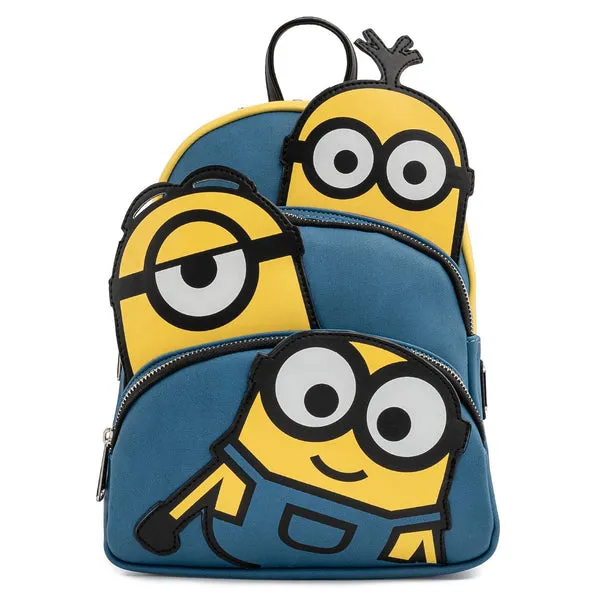 Loungefly x Universal Minions Triple Pocket Mini Backpack