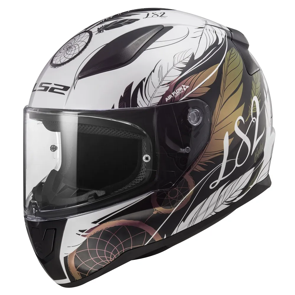 LS2 FF353 Rapid II Boho Helmet - White/Black/Pink