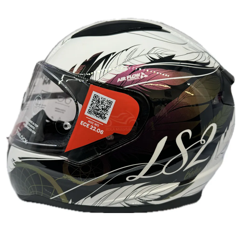 LS2 FF353 Rapid II Boho Helmet - White/Black/Pink