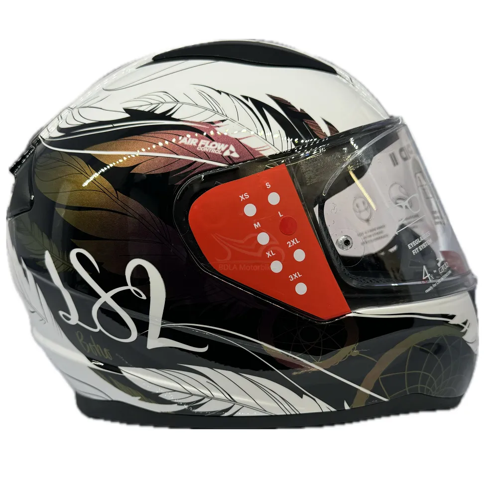 LS2 FF353 Rapid II Boho Helmet - White/Black/Pink