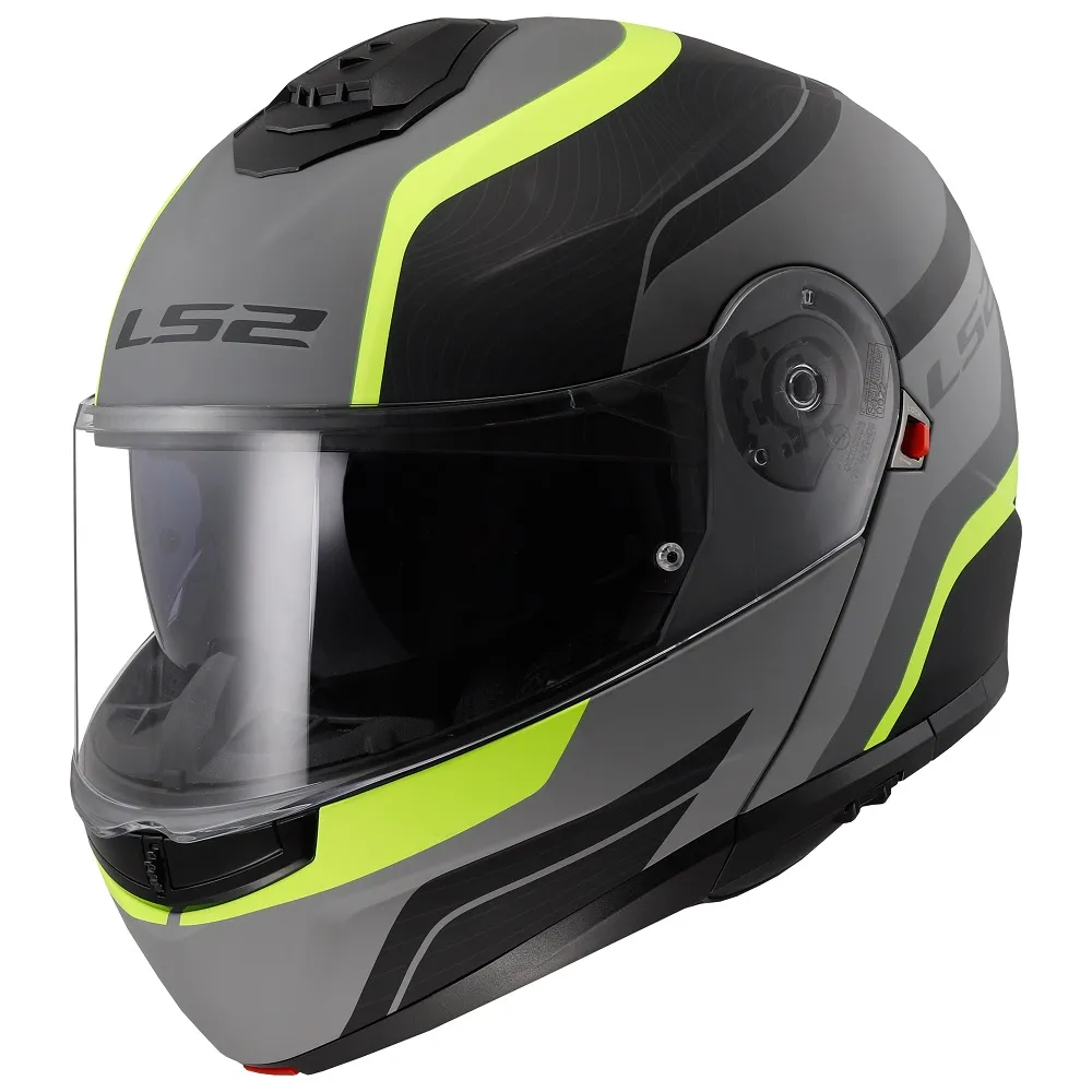 LS2 FF908 Strobe II Monza Helmet - Black/Yellow