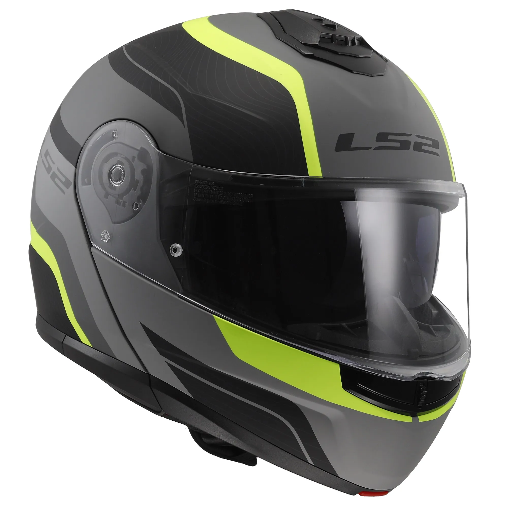 LS2 FF908 Strobe II Monza Helmet - Black/Yellow