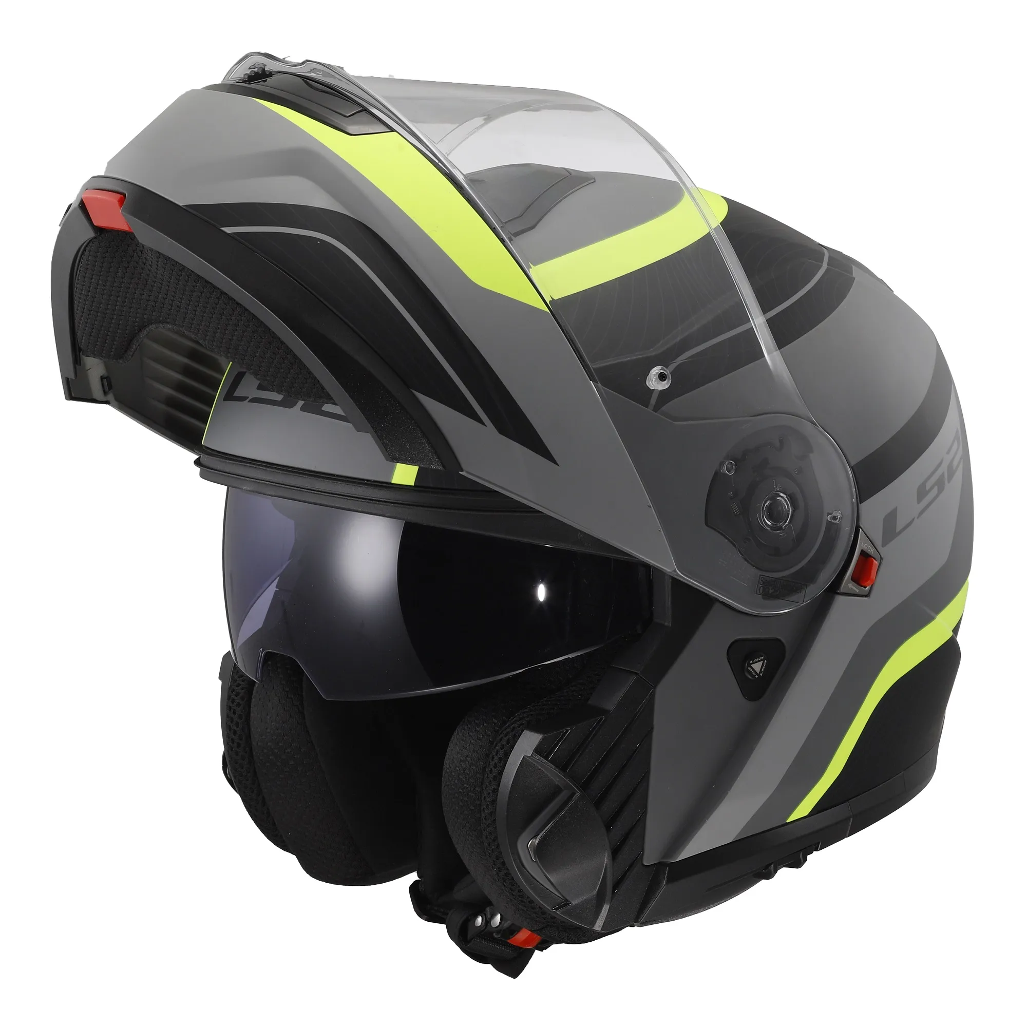 LS2 FF908 Strobe II Monza Helmet - Black/Yellow