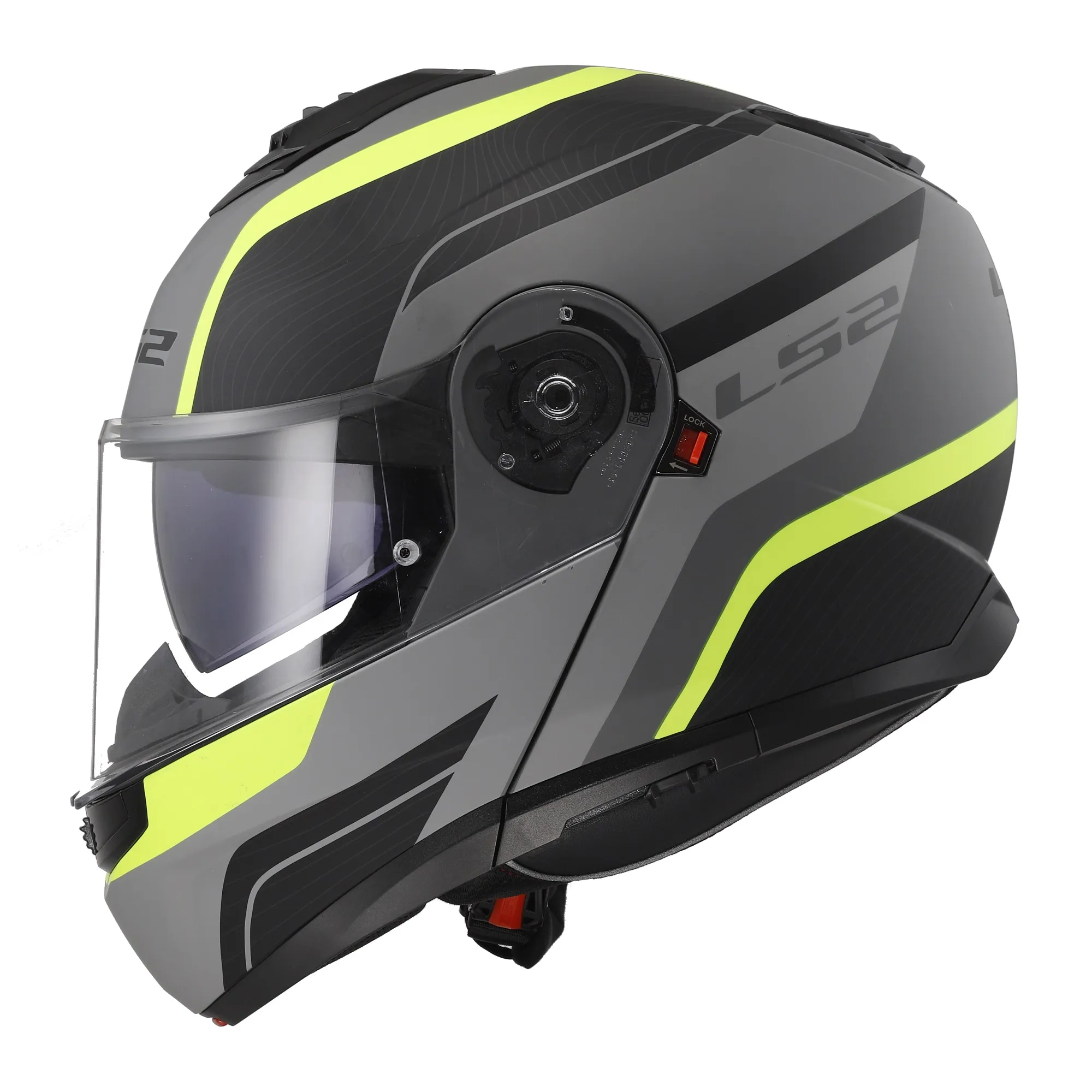 LS2 FF908 Strobe II Monza Helmet - Black/Yellow