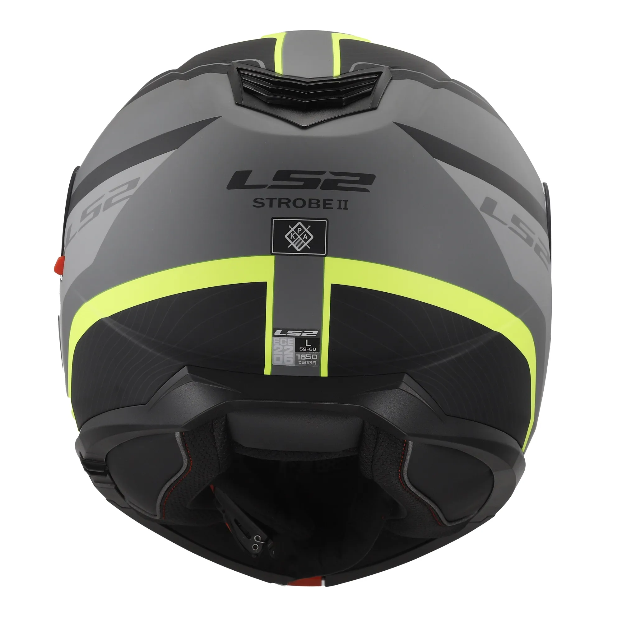 LS2 FF908 Strobe II Monza Helmet - Black/Yellow