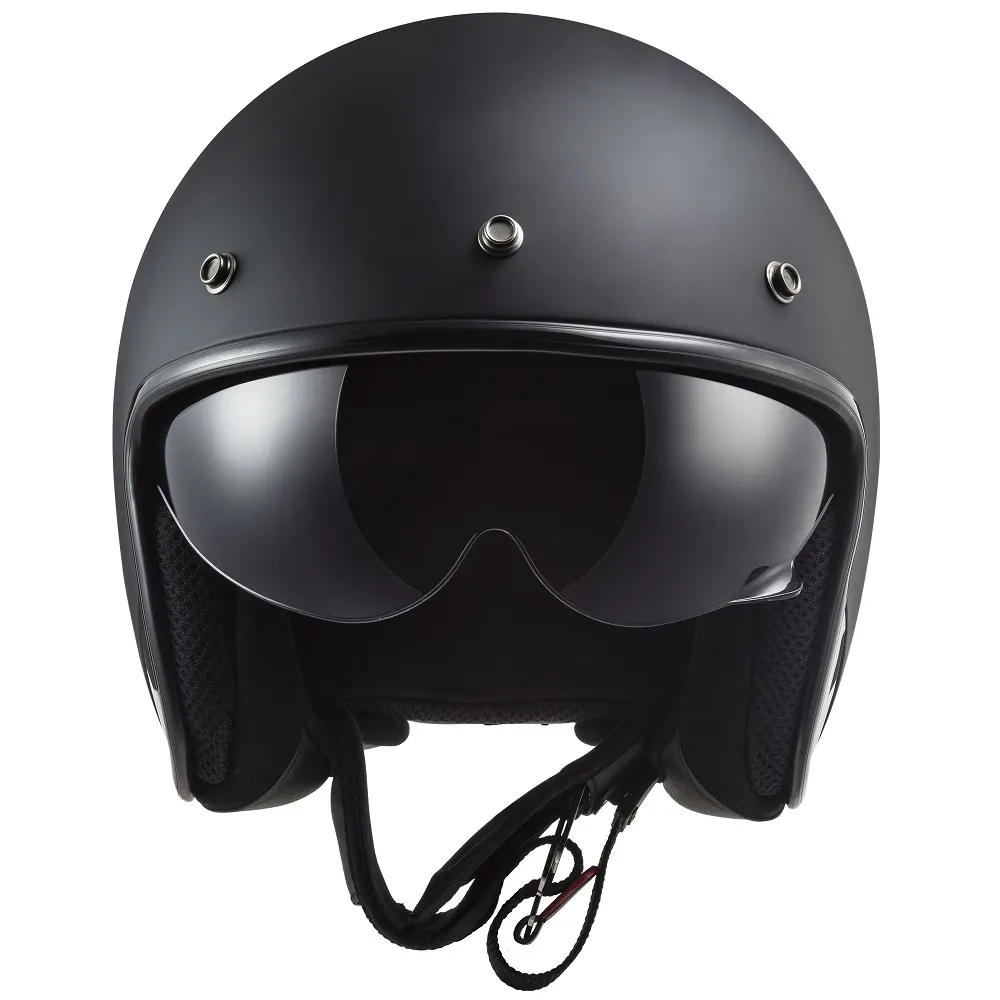 LS2 OF601 Bob II Plain Helmet - Matt Black