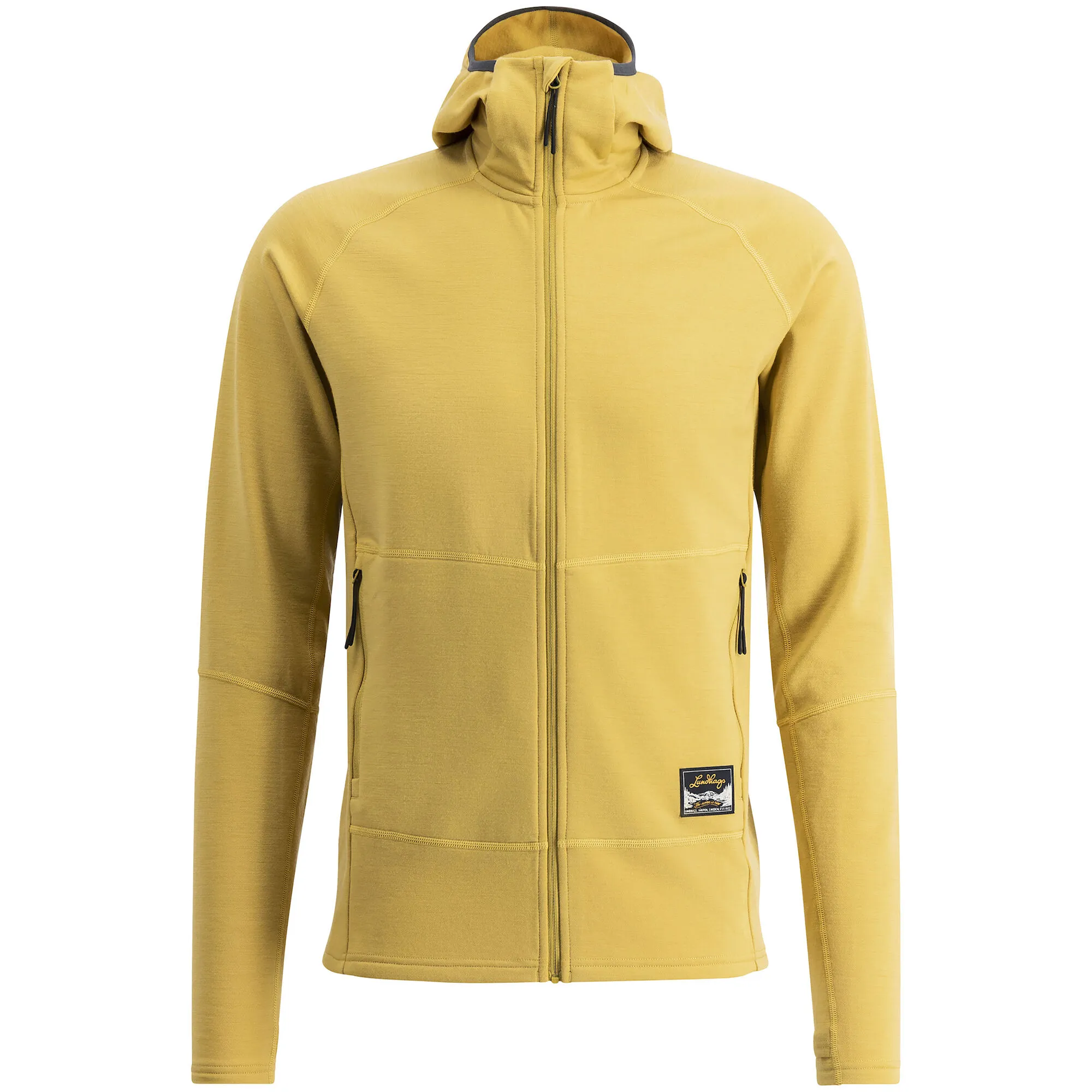 Lundhags Men's Tived Merino Hoodie Straw | Buy Lundhags Men's Tived Merino Hoodie Straw here | Outnorth