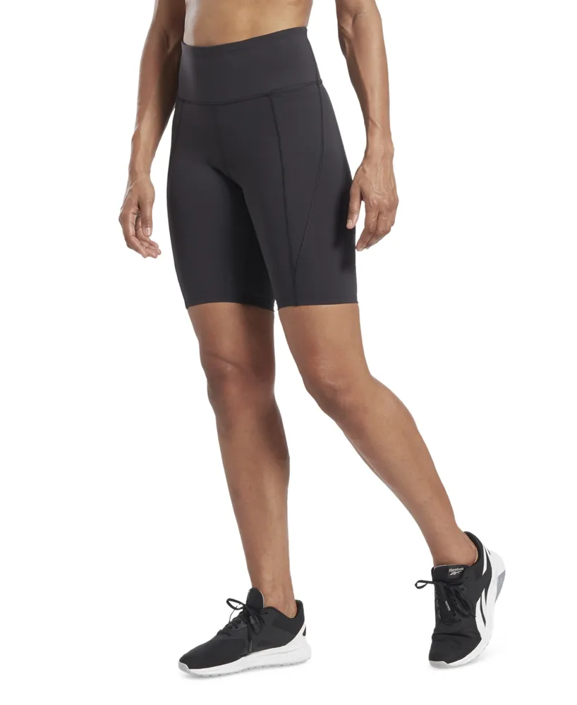 Macy's Reebok Women's Lux High-Rise Pull-On Bike Shorts, A Macy's Exclusive