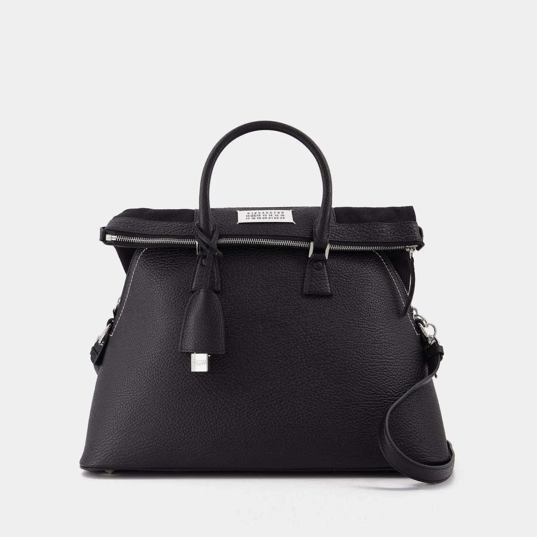 Maison Margiela  5Ac Large Bag in Black Leather