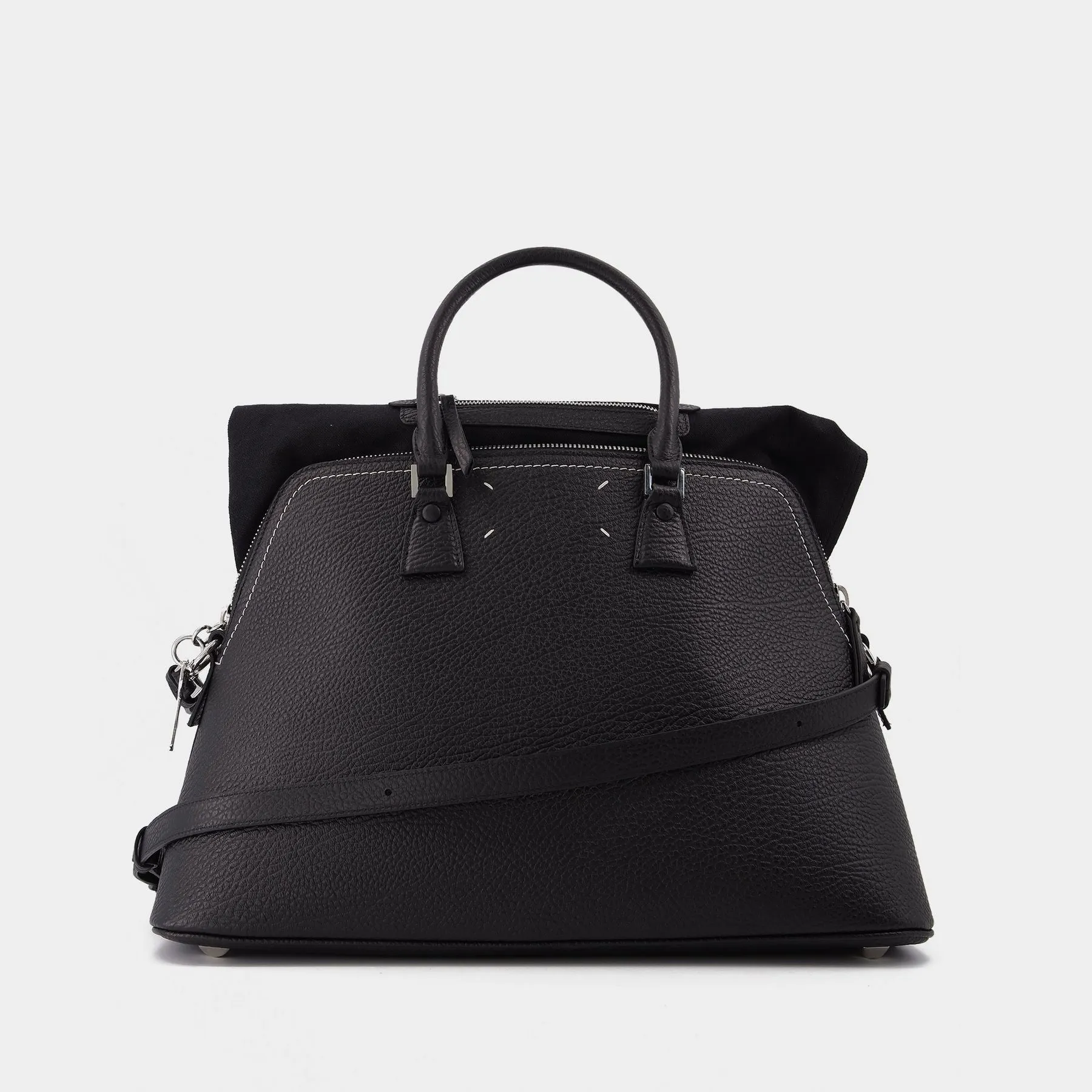 Maison Margiela  5Ac Large Bag in Black Leather