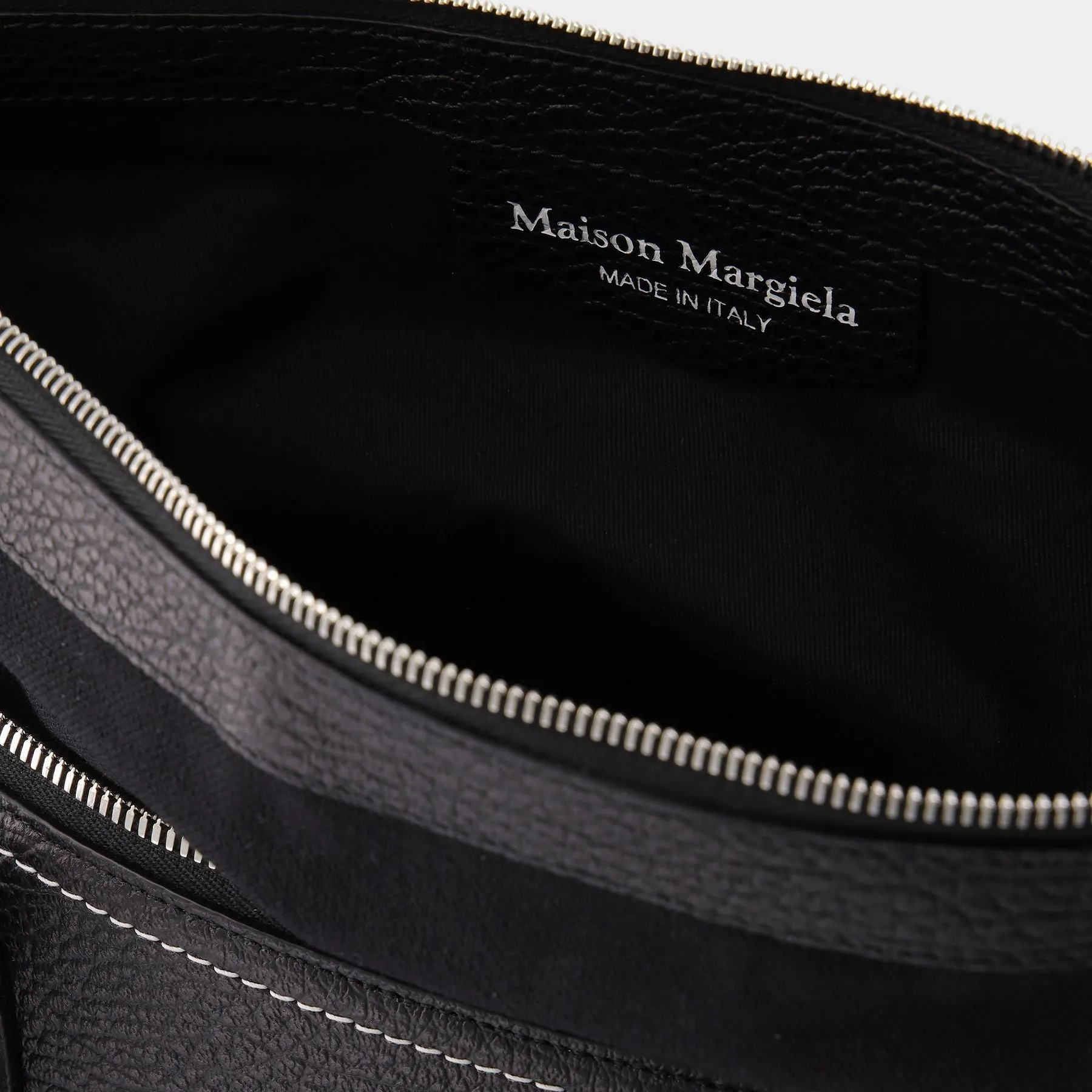 Maison Margiela  5Ac Large Bag in Black Leather