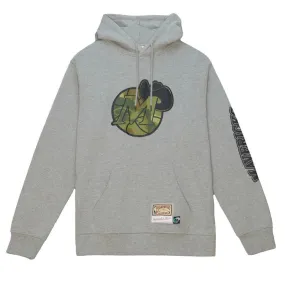 M&N NBA Dallas Mavericks Green Camo Hoodie ''Grey''