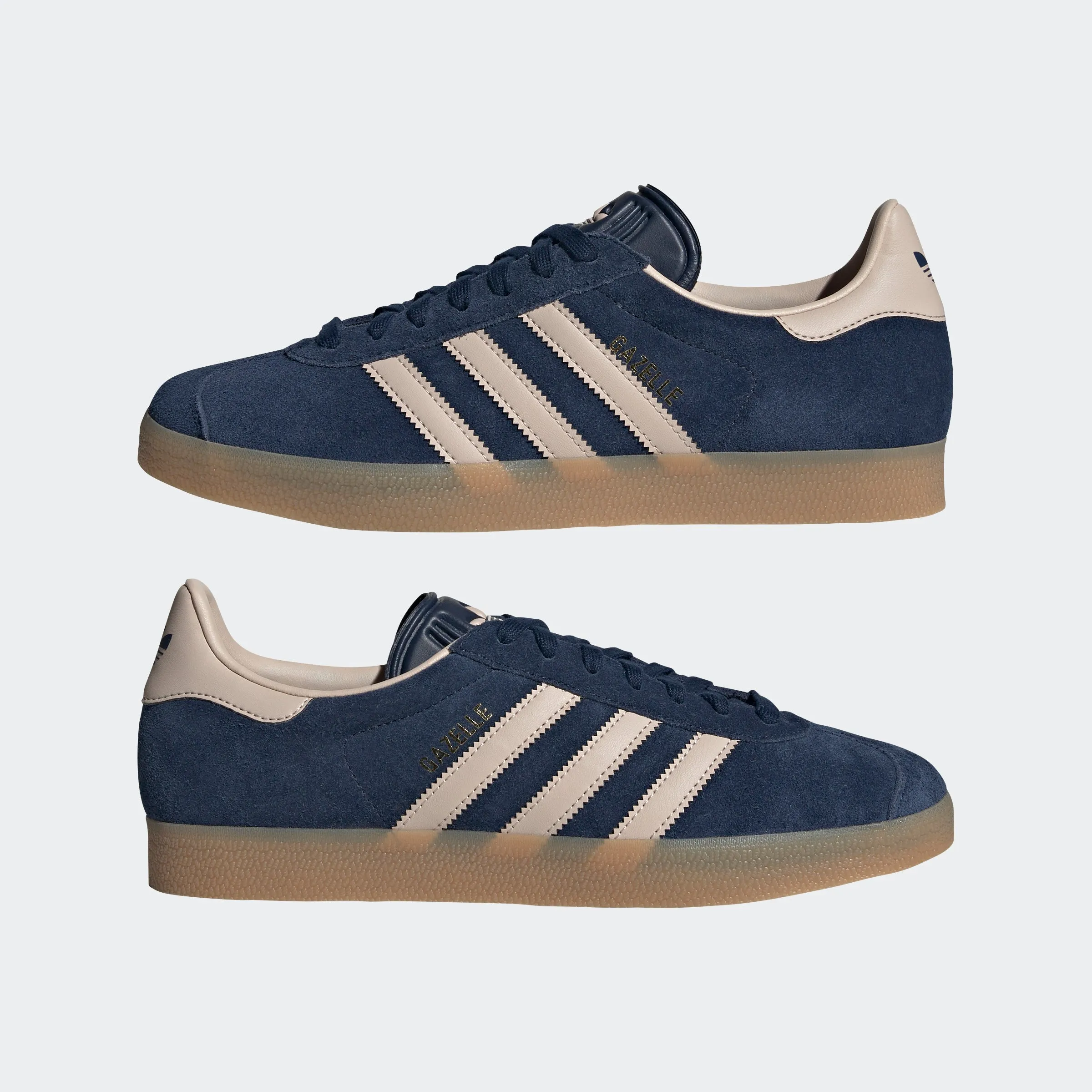 Men's adidas Originals Gazelle Shoes Night Indigo Taupe