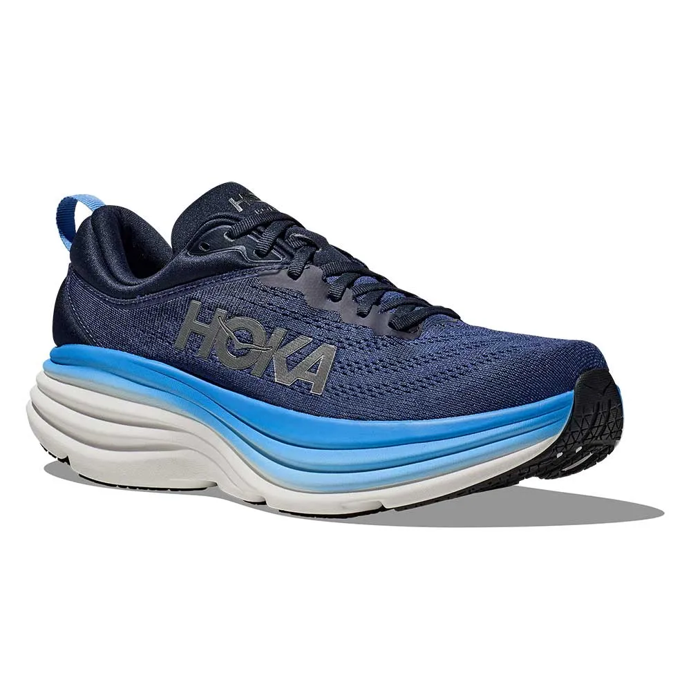 Men's Bondi 8 Running Shoe - Outer Space/All Aboard - Regular (D)