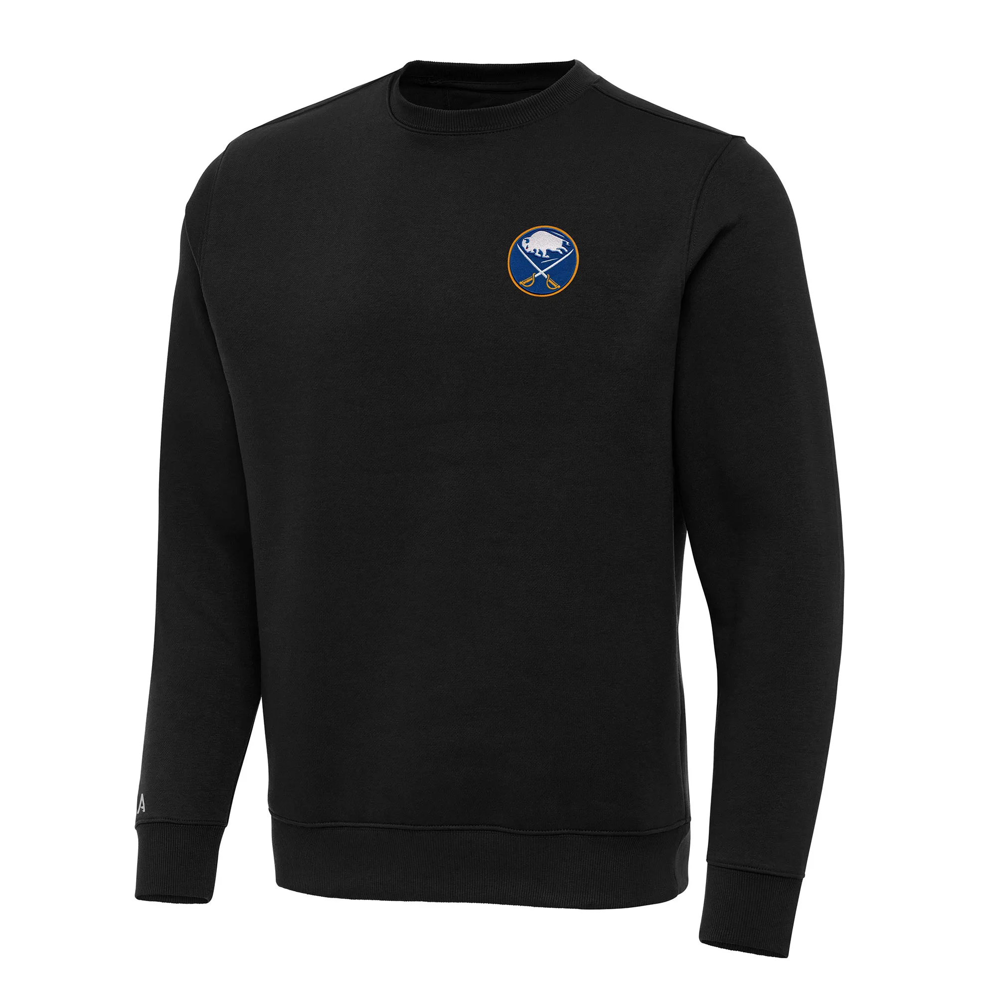 Men's Buffalo Sabres Antigua Black Big & Tall Victory Pullover Sweatshirt