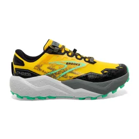 Men's Caldera 7 Trail Running Shoe - Lemon Chrome/Black/Springbud - Regular (D)