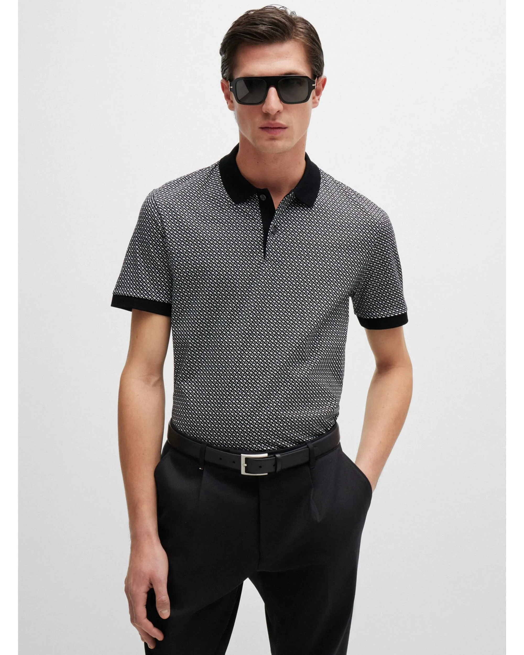 Mens Parlay-204 Polo Shirt Black