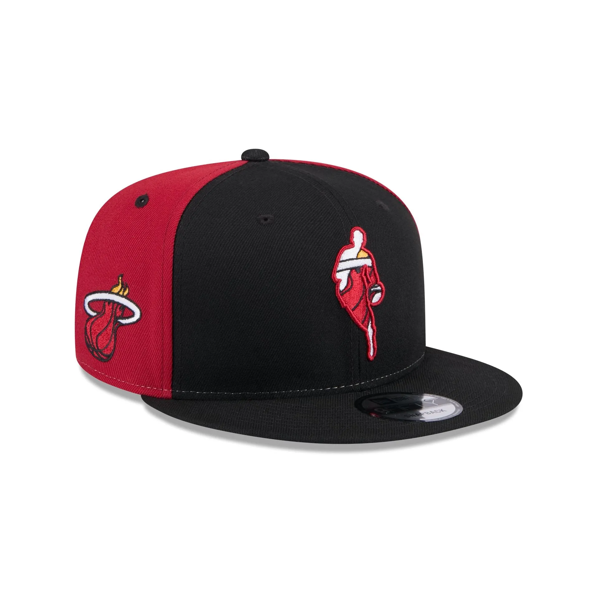 Miami Heat Front Logoman 9FIFTY Snapback Hat