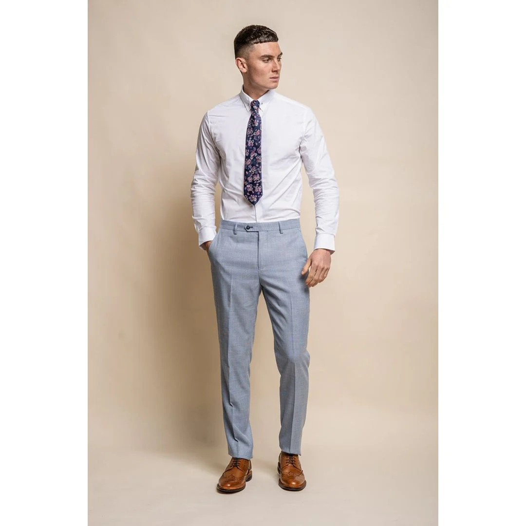 Miami - Men's Summer Light Blue Trousers