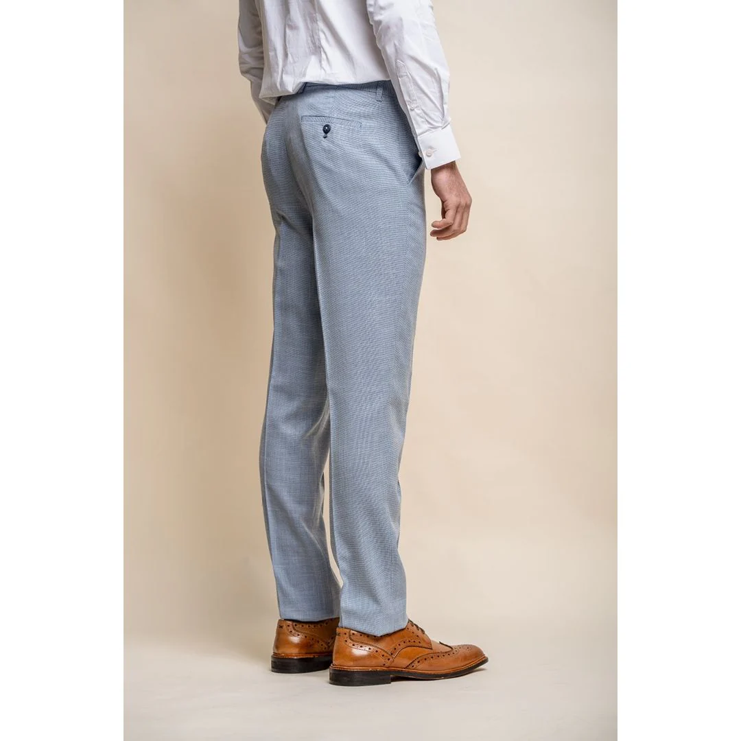 Miami - Men's Summer Light Blue Trousers