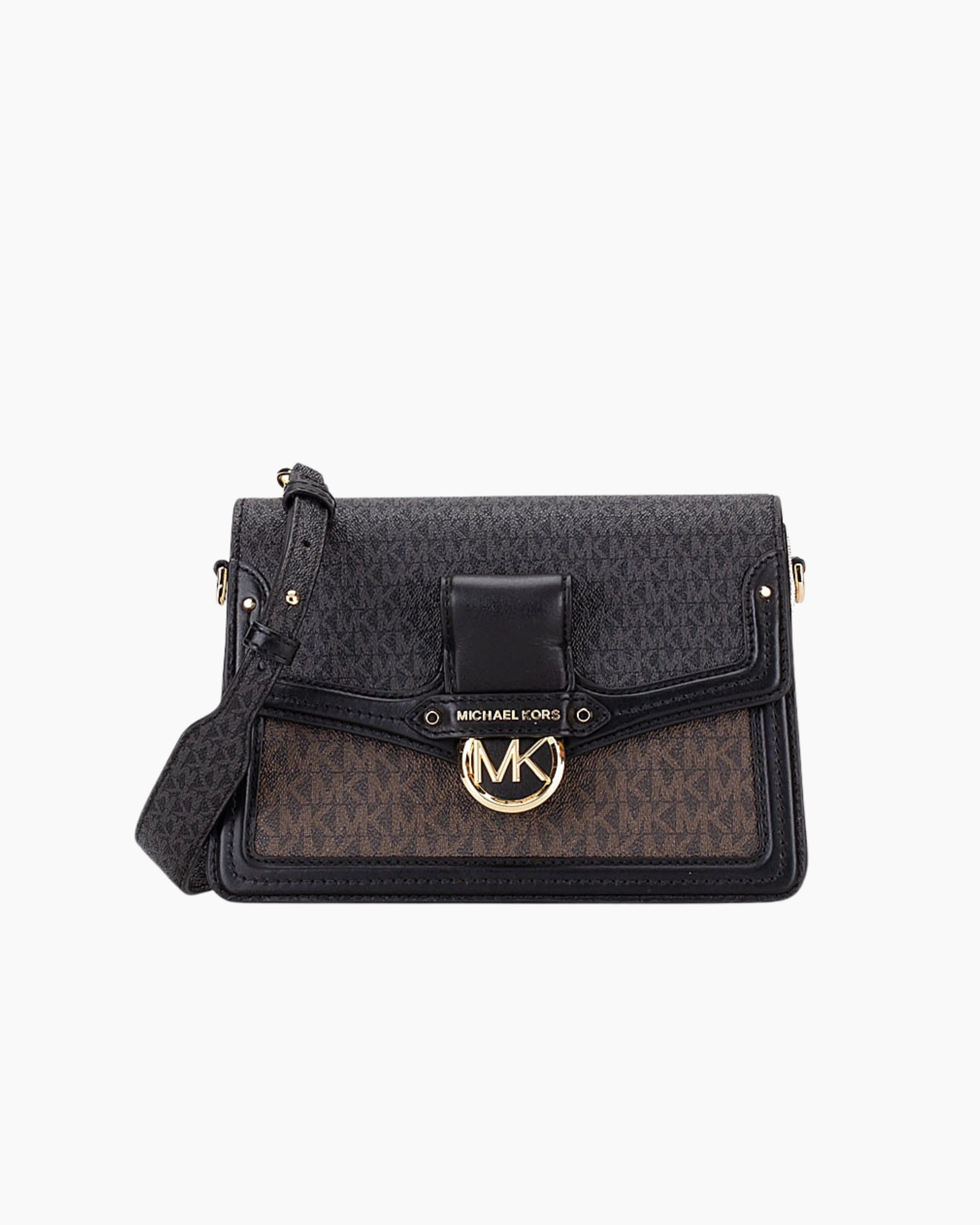 Michael Kors Jessie Brown Medium Shoulder Bag