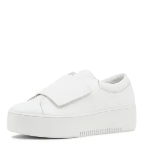 MIDAS Whispa White Leather Sneakers Ws