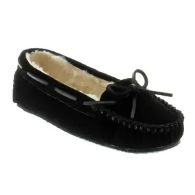 Minnetonka Cally Slipper Black Ladies