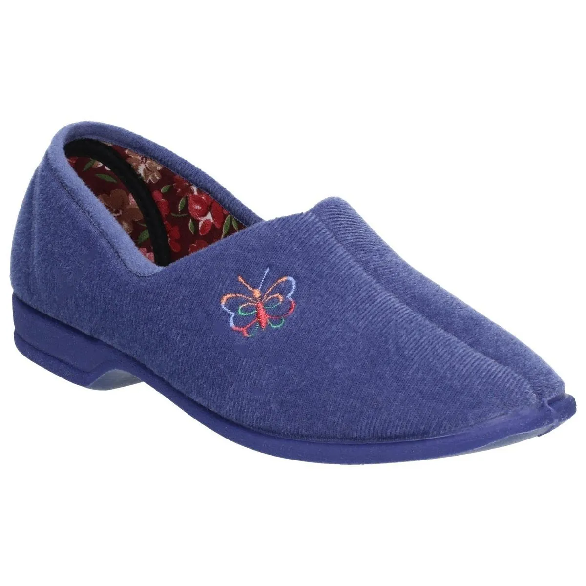 Mirak Bouquet Slipper Blueberry